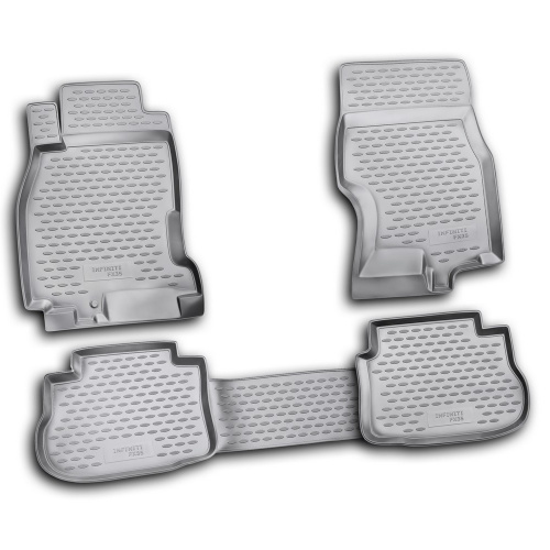 Коврики в салон Infiniti FX (S50) 2002-2006, полиуретан Element, Серый, Арт. NLC.76.01.211