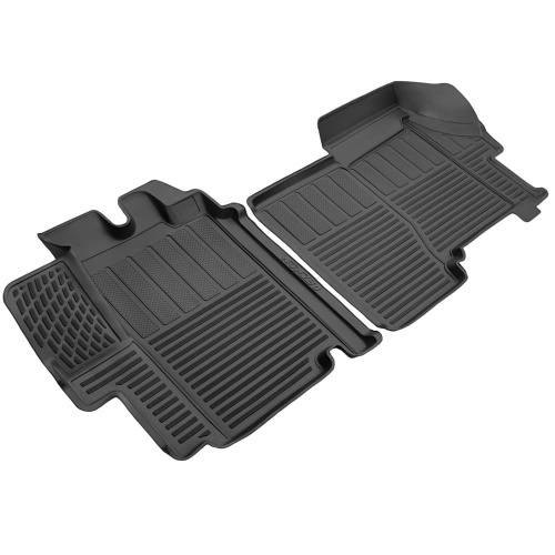 Коврики в салон Citroen Jumper  2006-2014 Микроавтобус, полиуретан Rezkon, Черный, Арт. 0513020100