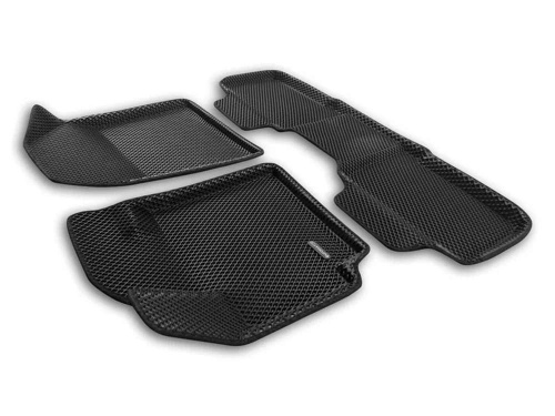 Коврики в салон Changan CS55 Plus 2021-, 3D EVA Euromat, Черный, Арт. EM3DEVA001335