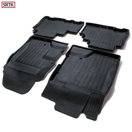 Коврики в салон Opel Antara 2006-2011, резина 3D SRTK Premium, Черный, Арт. PR.OP.ANT.06G.02054