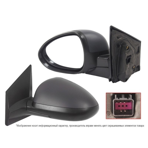 Зеркало боковое  Chevrolet Aveo (T300) 2011-2020 5 дв. Обогрев/ Регулировка/ 5 контактов, слева (L) Арт. ST160089