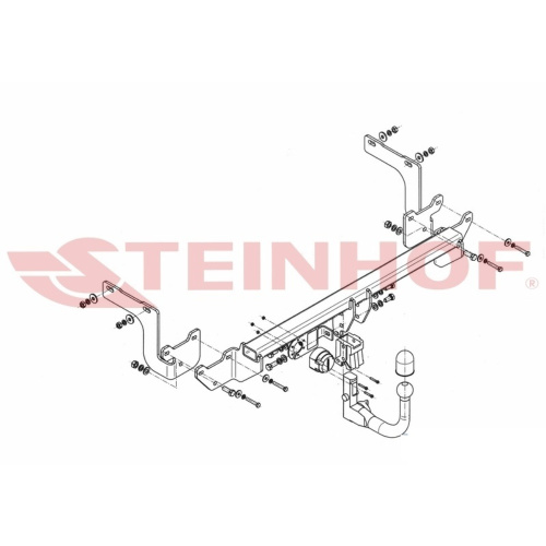 Фаркоп Citroen C4 Picasso II 2013-2016 Steinhof Арт. C050