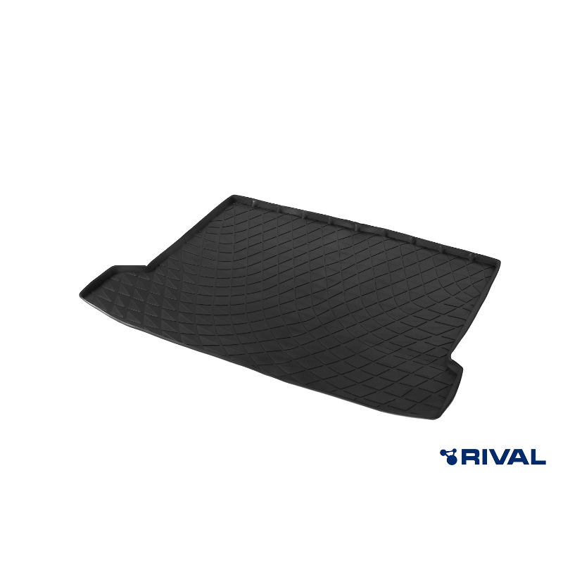 Коврик в багажник OMODA C5 2022-2024, полиуретан Rival, Черный, Арт. RIV10201002