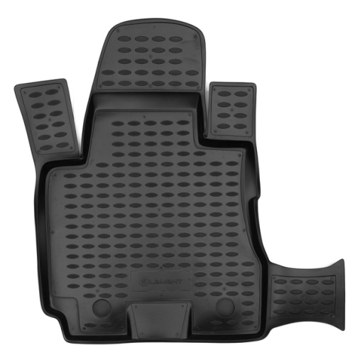Коврики в салон Hyundai Tucson (JM) 2004-2010, полиуретан Element, Черный, передний левый Арт. ELEMENT01085210KFL