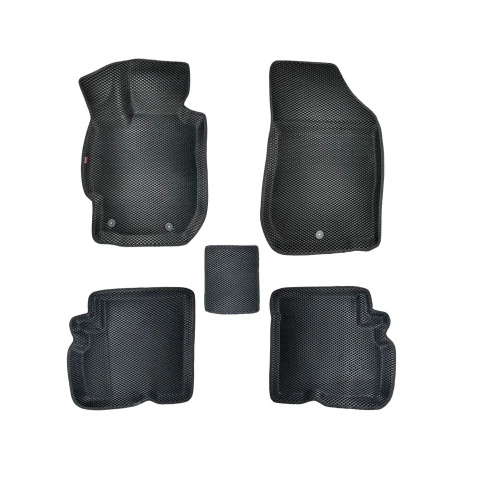 Коврики в салон Nissan Almera (G15) 2012-2018, 3D EVA LOCKER, Черный, Арт. EVANISALM13