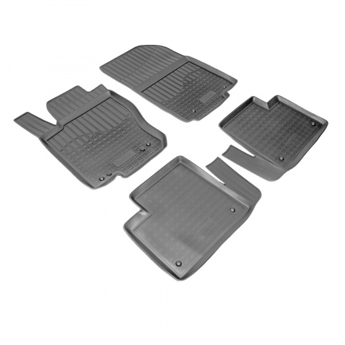 Коврики в салон Mercedes GL (X166) 2012-2016, полиуретан Norplast, Черный, Арт. NPA10C56500