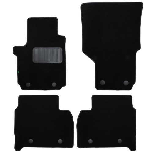 Коврики в салон Volkswagen Amarok  2010-2016, текстильные Klever standart, Черный, Арт. KLEVER02513201210KH