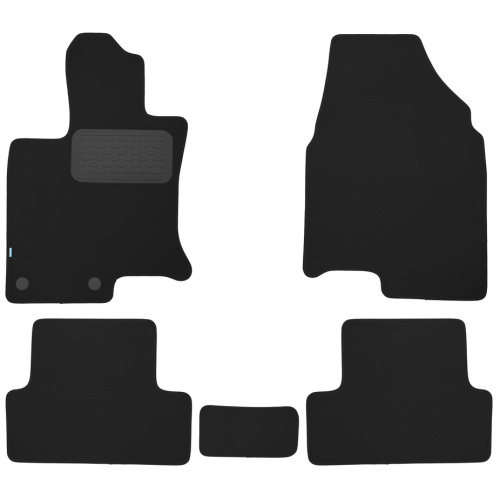 Коврики в салон Nissan Qashqai (J10) 2006-2010, ткань Klever premium, Черный, Арт. KLEVER03363722110KH