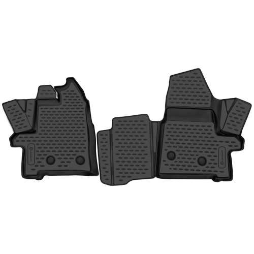 Коврики в салон Ford Transit  2014-2022 Фургон, полиуретан Element, Черный, Арт. ELEMENT3D1675210K