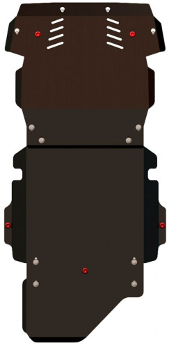 Защита картера двигателя, КПП Mitsubishi Pajero Pinin 1998-2006 3 дв. V-1,8; 1,8 GDI; 2,0 GDI Арт. 14.0560