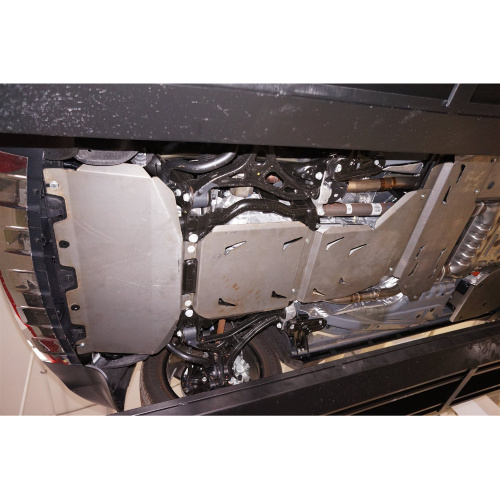 Защита  днища Jeep Grand Cherokee IV (WK2) 2010-2013 V - 3.6; 3.0TD, АКПП (5 частей) Арт. 0420ABC
