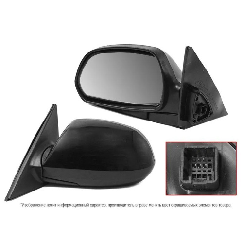 Зеркало боковое  Hyundai Elantra (XD) 2003-2010 FL Седан Регулировка/ 3 контакта, слева (L) Арт. STHN279402