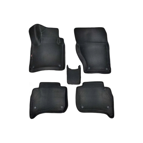 Коврики в салон Volkswagen Touareg  2010-2014, 3D EVA LOCKER, Черный, Арт. EVAVWTOUR2