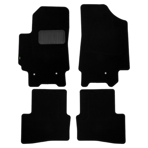 Коврики в салон Hyundai Creta 2015-2020, текстильные Klever standart, Черный, Арт. KLEVER02206001210KH
