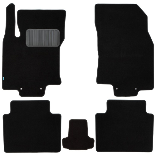 Коврики в салон Nissan Qashqai (J11) 2013-2019, текстильные Klever premium, Черный, Арт. KLEVER05365622110KH