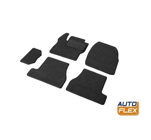 Коврики в салон Ford Focus  2010-2015 Хэтчбэк 5 дв., ткань AutoFlex Business, Графит, Арт. 5180101