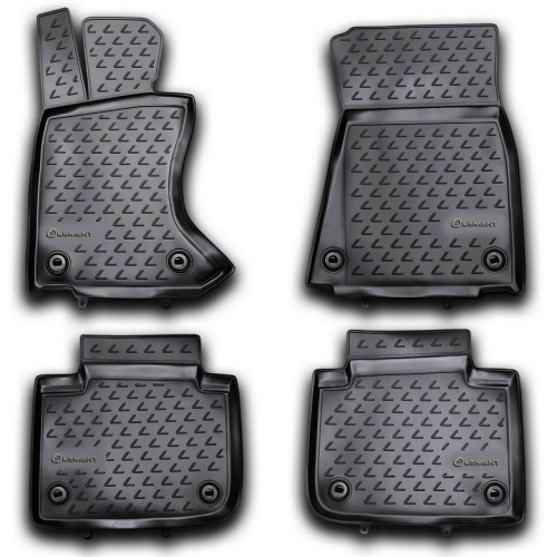 Коврики в салон Lexus GS  2011-2015, полиуретан Element, Черный, 2WD версия Арт. NLC.29.22.210kh