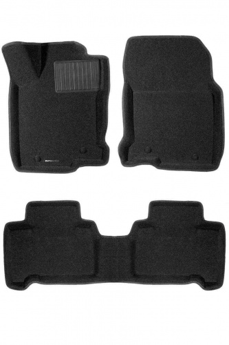 Коврики в салон Lexus NX  2014-2017, 3D ткань Euromat Business, Черный, Арт. EMC3D003211