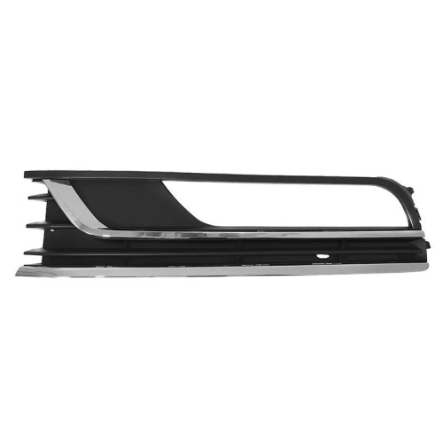 Решетка в бампер  Volkswagen Passat (B7) 2010-2015 Седан 2 хром полосы под ПТФ, слева (L) Арт. ST300001