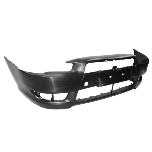 Бампер передний  Mitsubishi Lancer 10 2007-2010 Седан Под ПТФ/С отв под крюк,  Арт. STMBW50000R