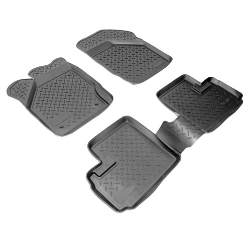 Коврики в салон Suzuki Ignis 2000-2006 5 дв., полиуретан Norplast, Черный, Арт. NPLPO8529