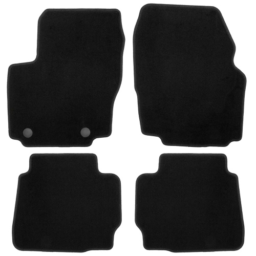Коврики в салон Ford Mondeo  2010-2014 FL Седан, текстильные Klever эконом, Черный, Арт. KLEVER01163301200K