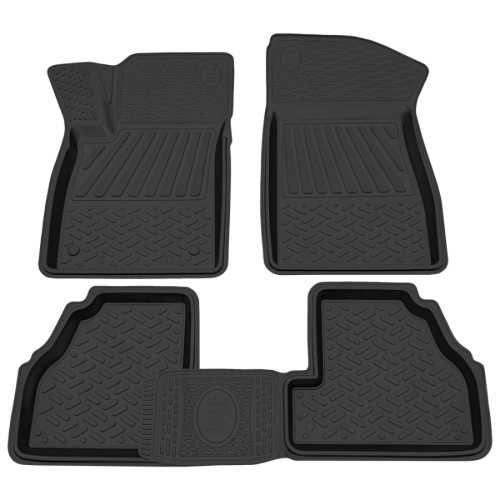 Коврики в салон Chevrolet Tracker  2013-2017, резина Rezkon, Черный, Арт. 1012050100