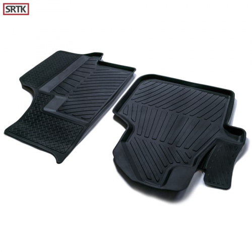 Коврики в салон Volkswagen Crafter  2006-2016, резина 3D SRTK Premium, Черный, Арт. PR.W.CRAFT.06G.02025