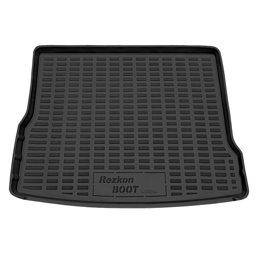 Коврик в багажник Volkswagen Tiguan  2016-2020, полиуретан Rezkon, Черный, Арт. 5535025200