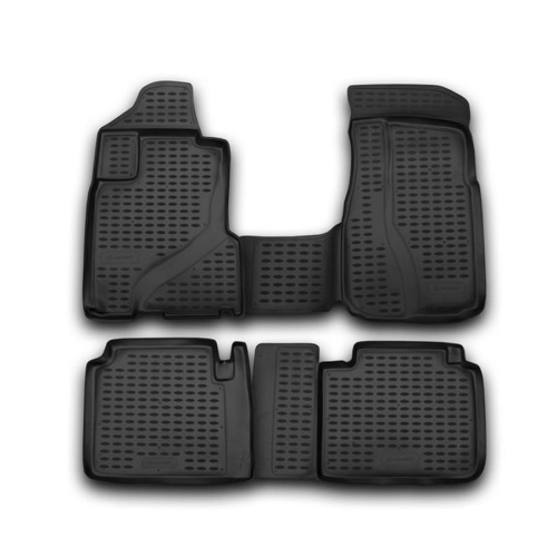 Коврики в салон Honda CR-V  2001-2004, полиуретан Element, Серый, Арт. NLC.18.03.211