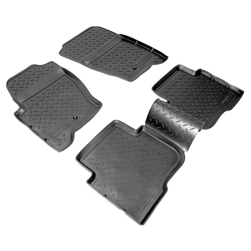 Коврики в салон Land Rover Discovery  (L319) 2004-2009, полиуретан Norplast, Черный, Арт. NPL-Po-46-05