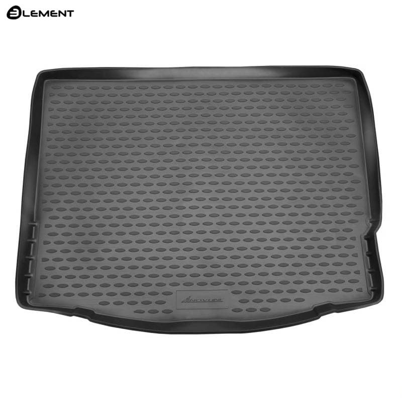 Коврик в багажник Ford Focus  2010-2015 Хэтчбэк 5 дв., полиуретан Element, Черный, Арт. CARFRD00006