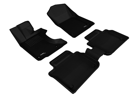 Коврики в салон Lexus GS  2011-2015, 3D ткань Sotra Lux, Черный, 4WD версия Арт. ST 74-00506