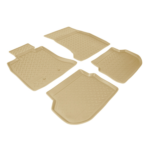 Коврики в салон BMW 5 (F10) 2009-2013 Седан, полиуретан Norplast, Бежевый, Арт. NPL-Po-07-30-B