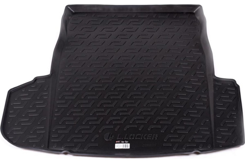 Коврик в багажник BMW 5 (E60) 2003-2007 Седан, пластик, L.Locker, Черный, Арт. 0129050100
