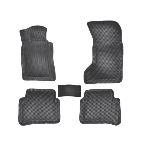 Коврики в салон Mercedes E (W211) 2002-2006 Седан, 3D EVA LOCKER, Черный, Арт. EVAMERE211