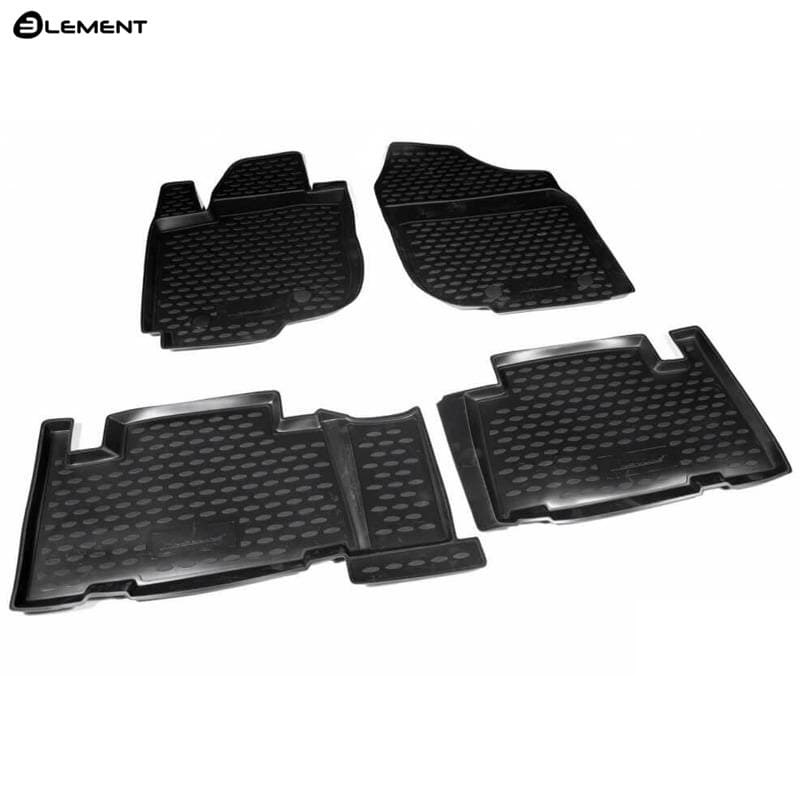 Коврики в салон Toyota RAV4 (XA30) 2005-2010, полиуретан Element, Черный, Арт. NLC.48.46.210k