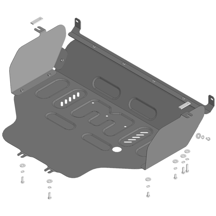 Защита картера двигателя, КПП Dongfeng K33-561 2023- V- 2.3D; FWD Арт. 78612