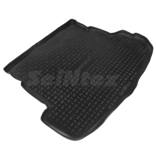 Коврик в багажник Mazda 6 (GH) 2007-2009 Седан, полиуретан Seintex, Черный, Арт. 01259