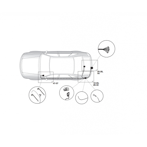Блок согласования Chevrolet Aveo (T300) 2011-2020 5 дв. Универсальный 13pin Hak-System Арт. 21500567
