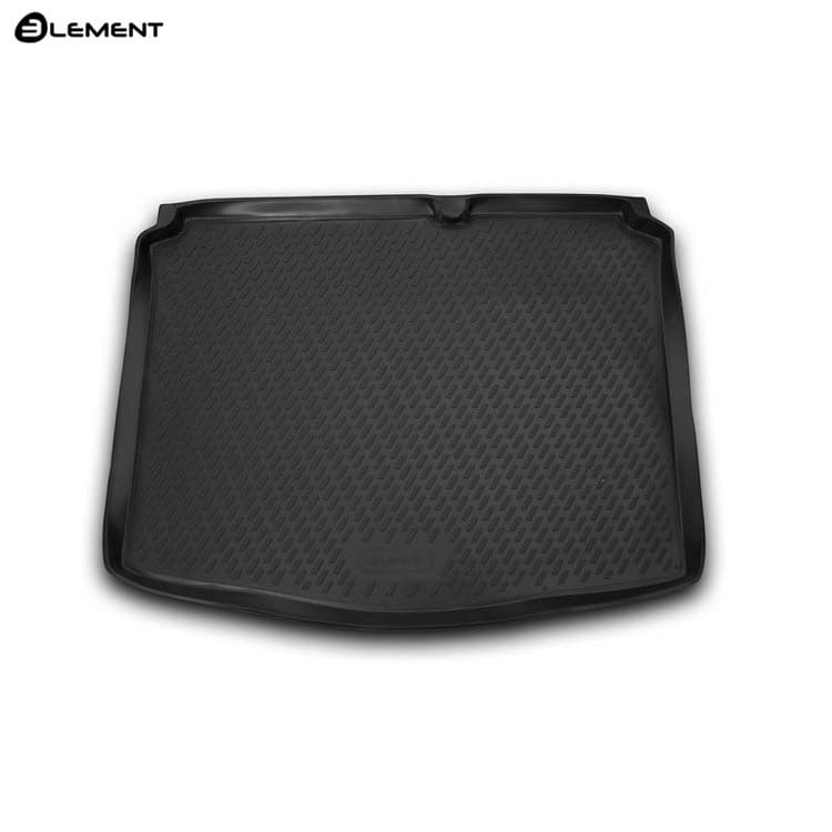 Коврик в багажник Citroen C4  2004-2008 Хэтчбэк 3 дв., полиуретан Element, Черный, Арт. CARCRN00010