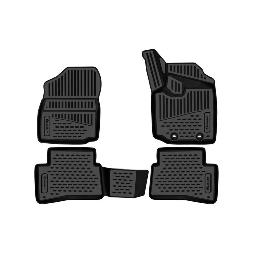 Коврики в салон Toyota Raize 2019-, полиуретан 3D Element, Черный, ПРАВЫЙ РУЛЬ Арт. ELEMENT3DAN1056210K