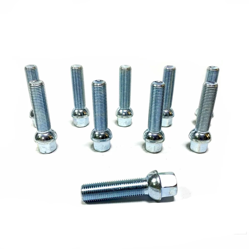 Болт колёсный M14x1.5 Сфера L-55мм Цинк, Ключ 17, Арт. 084216