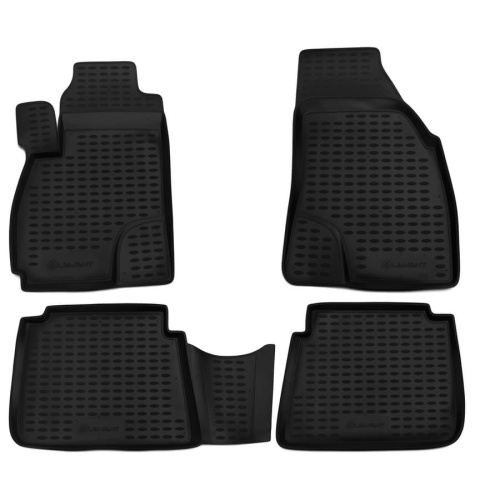 Коврики в салон Hyundai Santa Fe (SM) 2000-2004, полиуретан Element, Черный, Classic Арт. NLC.20.11.210