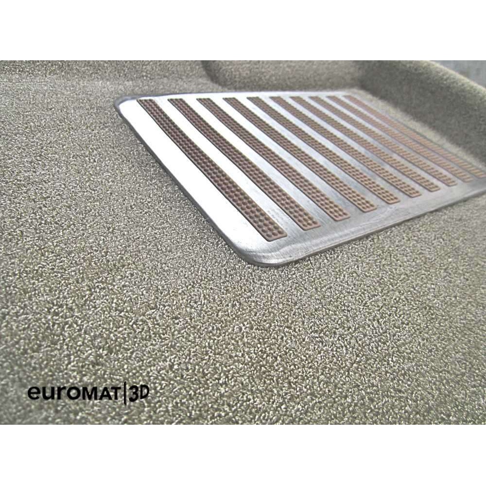 Коврик в багажник GAC GS8  2021-2025, 3D ткань Euromat LUX, Светло-серый, Арт. EMT3D001433S