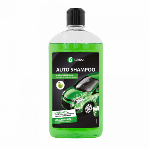 Автошампунь с ароматом яблока GRASS, объём 500 мл, арт. d046045