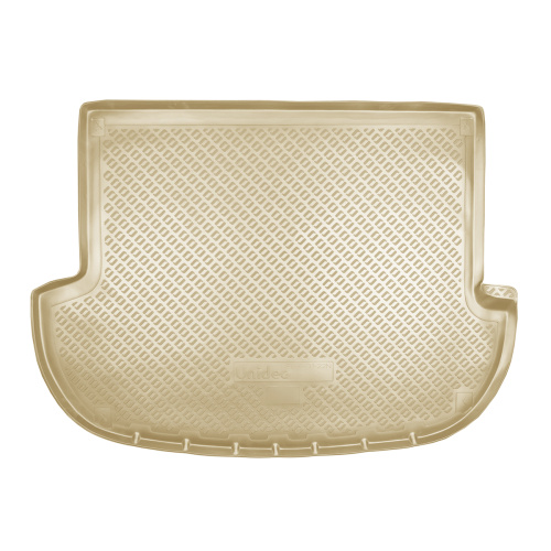 Коврик в багажник Hyundai Santa Fe (CM) 2006-2009, полиуретан Norplast, Бежевый, Арт. NPLP3122NB