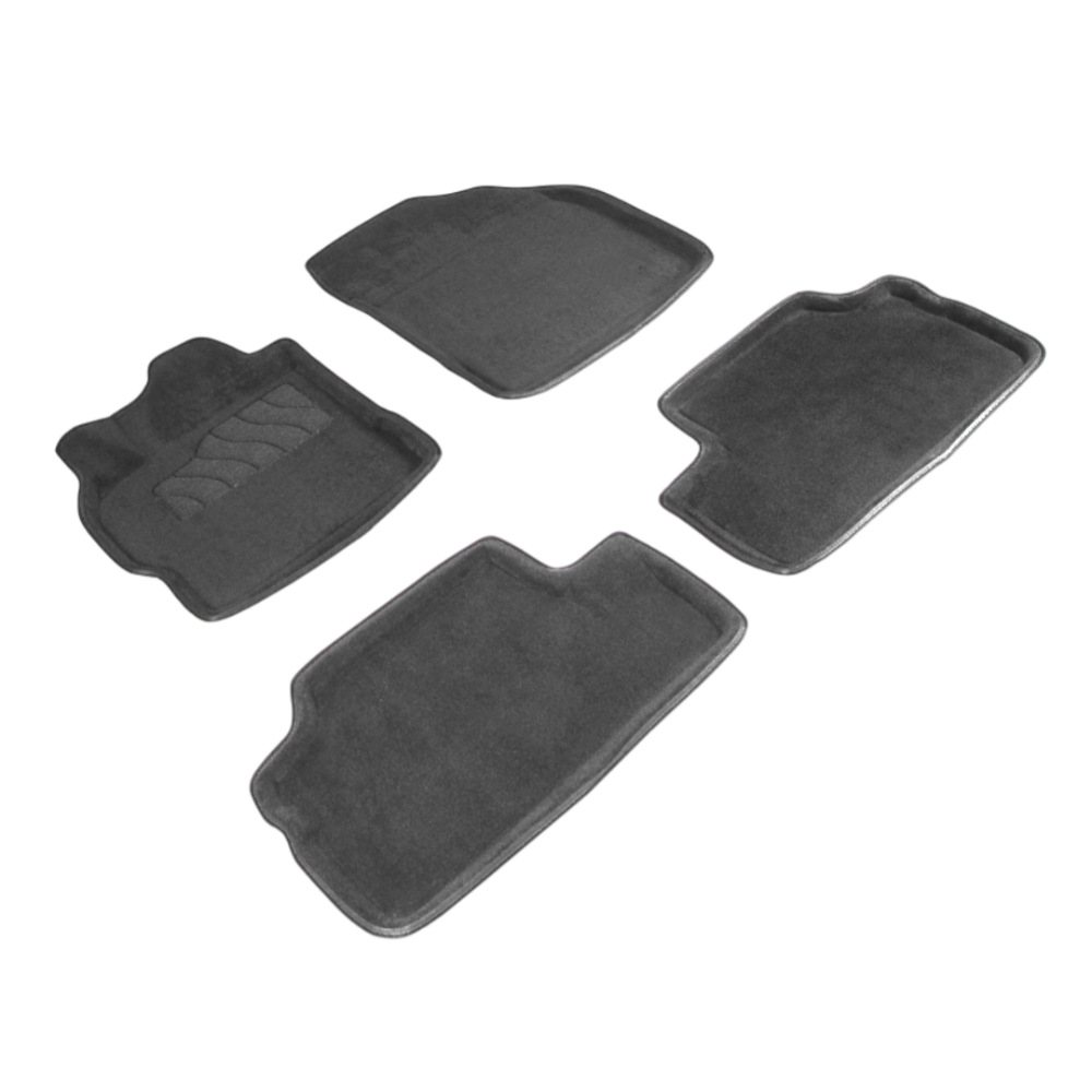 Коврики в салон Toyota Corolla (E140/E150) 2006-2010 Универсал, 3D ткань Seintex , Графит, Арт. 320071