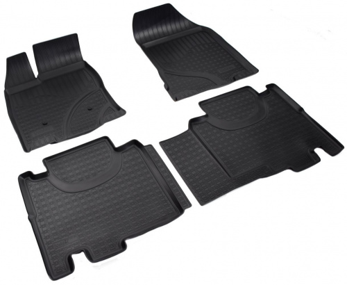 Коврики в салон Ford Edge (U387) 2006-2010, полиуретан Norplast, Черный, Арт. NPA11-C22-120