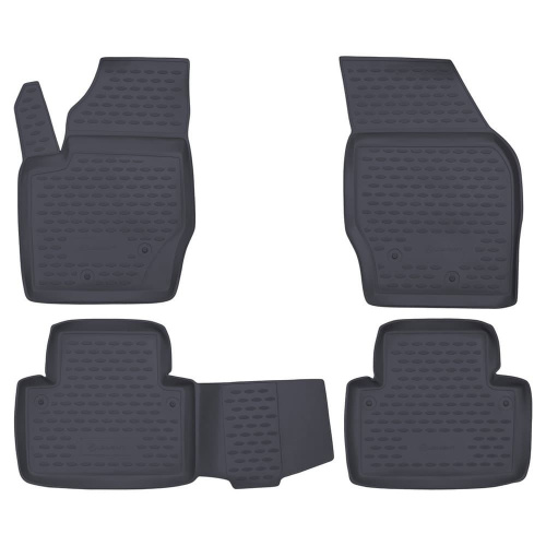 Коврики в салон Volvo XC90  2002-2006, полиуретан Element, Серый, Арт. NLC5004211
